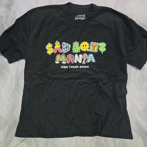 SAD BOYZ BLACK T-SHIRT 2XL NEW - Picture 1 of 3